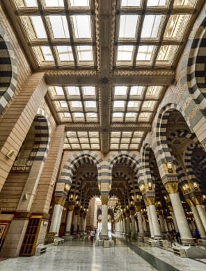 التصميم الداخلي للمسجد النبوي ، الحرم النبوي في المملكة العربية السعودية