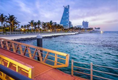 سيتي سكيب كورنيش بحر جدة ، جمال الأبراج في جدة ، السياحة في السعودية
